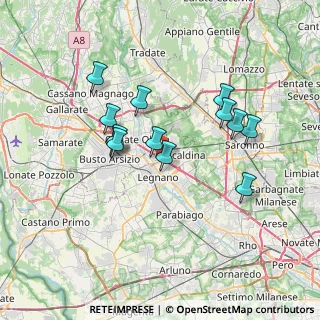 Mappa Via Ludwig Van Beethoven, 20025 Legnano MI, Italia (6.30923)