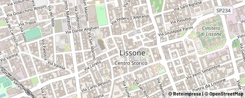 Mappa Lissone