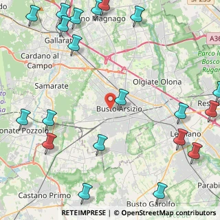 Mappa Via F. Confalonieri, 21052 Busto Arsizio VA, Italia (6.522)