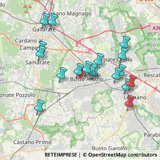 Mappa Via F. Confalonieri, 21052 Busto Arsizio VA, Italia (3.92222)