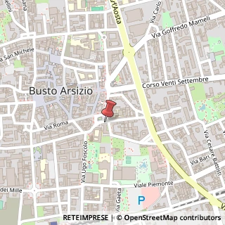 Mappa Piazza Trento e Trieste, 4, 21052 Busto Arsizio, Varese (Lombardia)