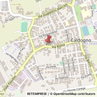Mappa Via Roma, 37, 36030 Caldogno, Vicenza (Veneto)