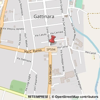 Mappa Corso Vercelli, 101, 13045 Gattinara, Vercelli (Piemonte)