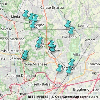 Mappa Via Palestro, 20851 Lissone MB, Italia (4.02133)