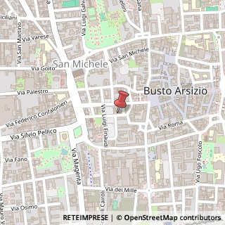 Mappa Via Giuseppe Lualdi, 4, 21052 Busto Arsizio, Varese (Lombardia)