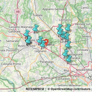 Mappa Via dei Ronchi, 20027 Rescaldina MI, Italia (6.80533)