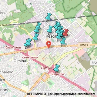 Mappa Via dei Ronchi, 20027 Rescaldina MI, Italia (0.767)