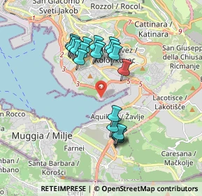 Mappa Via Carlo Errera, 34148 Trieste TS, Italia (1.611)