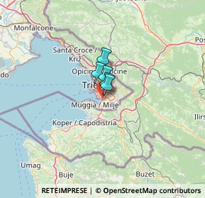 Mappa Via Carlo Errera, 34148 Trieste TS, Italia (33.68545)
