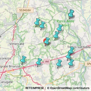 Mappa Via del Commercio, 20886 Bellusco MB, Italia (4.37231)