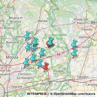 Mappa Via del Commercio, 20886 Bellusco MB, Italia (6.59385)