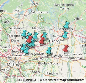 Mappa Via Giovanni Pascoli, 20874 Busnago MB, Italia (11.33167)