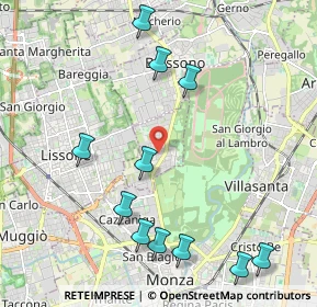 Mappa 20854 Vedano al Lambro MB, Italia (2.40818)