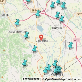 Mappa Via Roma, 36030 Nordest , Italia (6.5315)