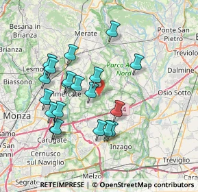 Mappa Via dell’Artigianato, 20882 Bellusco MB, Italia (6.906)