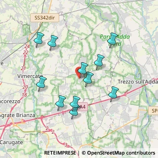 Mappa Via dell’Artigianato, 20882 Bellusco MB, Italia (3.56909)