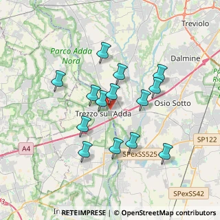 Mappa Via Antonio Gramsci, 24042 Capriate San Gervasio BG, Italia (3.14857)