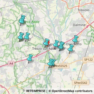 Mappa Via Antonio Gramsci, 24042 Capriate San Gervasio BG, Italia (3.92571)