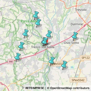 Mappa Via Antonio Gramsci, 24042 Capriate San Gervasio BG, Italia (3.76818)