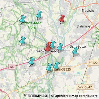 Mappa Via Antonio Gramsci, 24042 Capriate San Gervasio BG, Italia (3.76273)