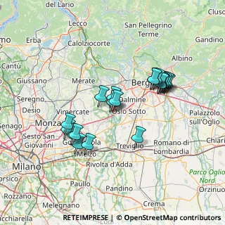 Mappa Via Antonio Gramsci, 24042 Capriate San Gervasio BG, Italia (12.6305)