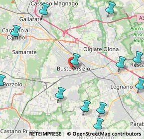 Mappa Via Felice Cavallotti, 21052 Busto Arsizio VA, Italia (5.84417)