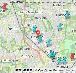 Mappa Via Assunta, 20035 Lissone MB, Italia (2.70091)
