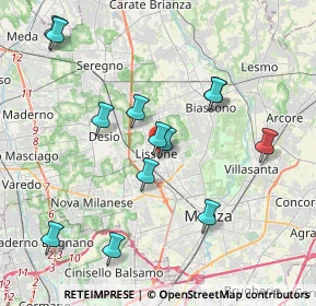 Mappa Via Assunta, 20035 Lissone MB, Italia (3.97385)