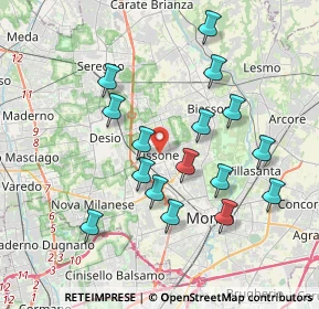 Mappa Via Assunta, 20035 Lissone MB, Italia (3.63188)