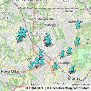 Mappa Via Sant'Antonio, 20851 Lissone MB, Italia (2.074)
