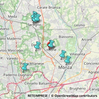 Mappa Via Sant'Antonio, 20851 Lissone MB, Italia (3.80455)