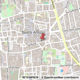 Mappa Via Roma, 13, 21052 Busto Arsizio, Varese (Lombardia)