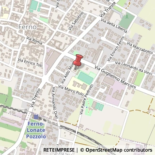 Mappa Via Aldo Moro, 3, 21010 Ferno, Varese (Lombardia)