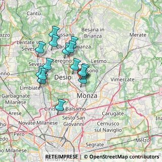Mappa Via Gioia Flavio, 20851 Lissone MB, Italia (6.304)