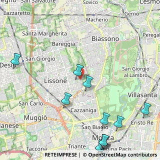 Mappa Via Gioia Flavio, 20851 Lissone MB, Italia (2.94364)