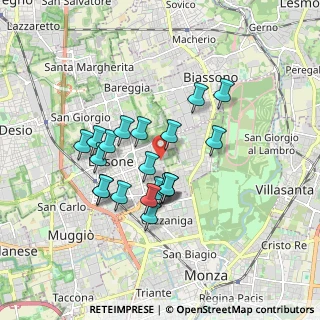 Mappa Via F. Gioia, 20851 Lissone MB, Italia (1.477)