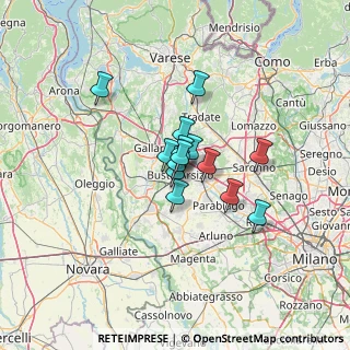 Mappa Via Alvise Cadamosto, 21052 Busto Arsizio VA, Italia (7.82714)