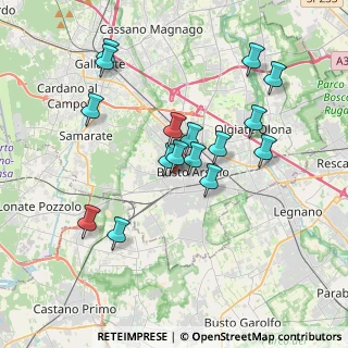 Mappa Via Alvise Cadamosto, 21052 Busto Arsizio VA, Italia (3.44813)