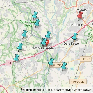 Mappa Via XXV Aprile, 24042 Capriate San Gervasio BG, Italia (4.1825)