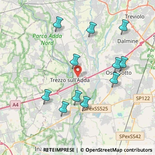 Mappa Via XXV Aprile, 24042 Capriate San Gervasio BG, Italia (4.3)