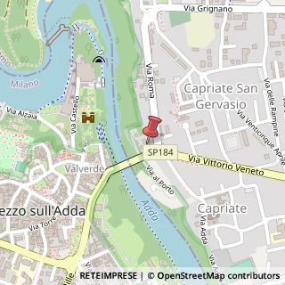 Mappa Via Roma, 1, 24042 Capriate San Gervasio, Bergamo (Lombardia)