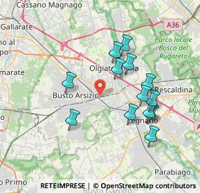 Mappa Via XX Settembre, 21052 Busto Arsizio VA, Italia (3.41846)