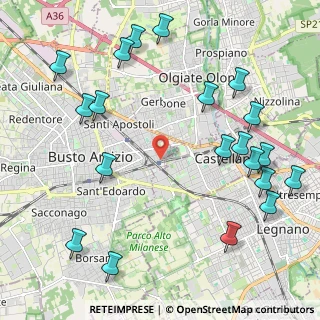 Mappa Via XX Settembre, 21052 Busto Arsizio VA, Italia (2.676)
