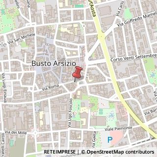 Mappa Piazza Trento e Trieste, 11, 21052 Busto Arsizio, Varese (Lombardia)