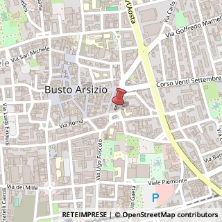 Mappa Piazza Trento e Trieste, 2, 21052 Busto Arsizio, Varese (Lombardia)
