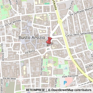 Mappa Piazza Trento e Trieste, 1, 21052 Busto Arsizio, Varese (Lombardia)