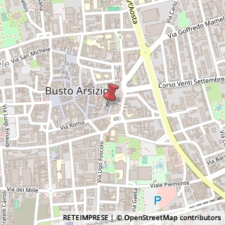 Mappa Via San Gregorio, 6, 21052 Busto Arsizio, Varese (Lombardia)