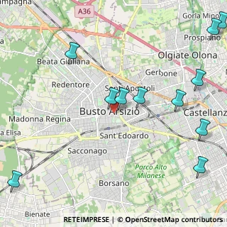 Mappa Via San Gregorio, 21052 Busto Arsizio VA, Italia (2.97417)