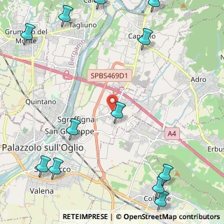 Mappa Piazza Indipendenza, 25036 Palazzolo sull'Oglio BS, Italia (3.295)