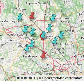 Mappa Via Ai Prati, 21040 Uboldo VA, Italia (6.08917)